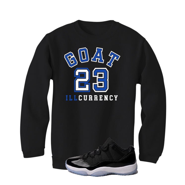 Air Jordan 11 Low “Space Jam” | illcurrency Black T-Shirt (GOAT 23)
