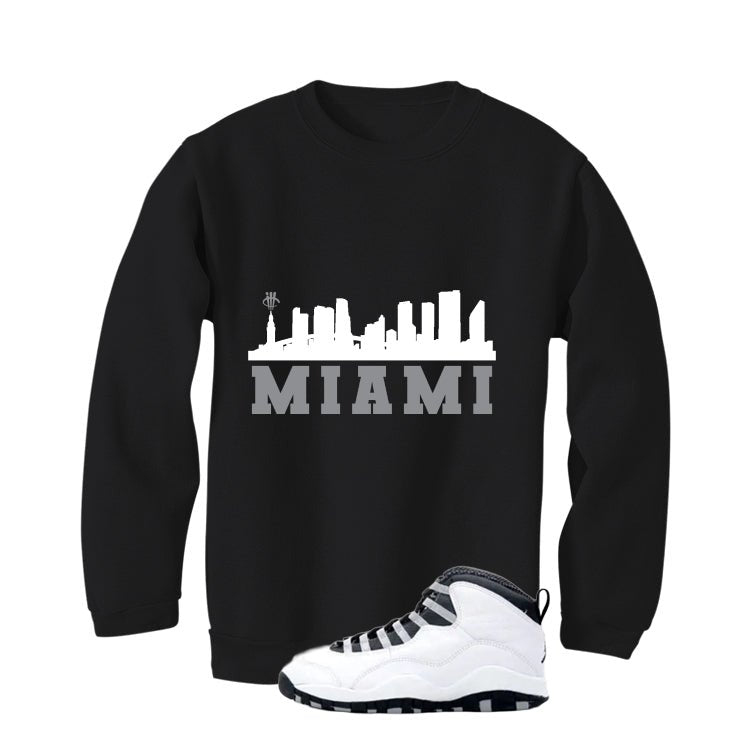 Air Jordan 10 OG Steel Black T-Shirt (Miami)| illcurrency