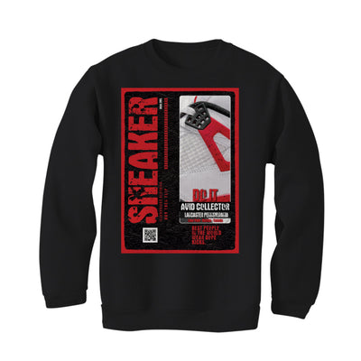 Air Jordan 4 "Red Cement" Black T-Shirt (SNEAKER COLLECTOR)