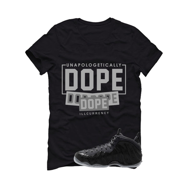 NIKE FOAMPOSITE ONE CARBON FIBER Matching T-Shirt, Sweatshirts & Hoodies Black T-Shirt (DOPE)| illcurrency