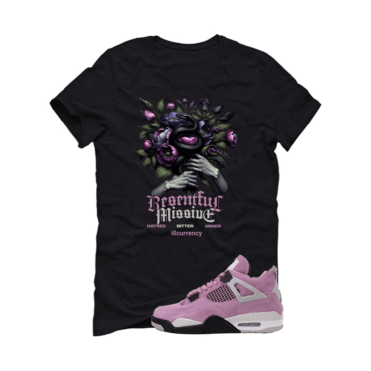 Air Jordan 4 WMNS Orchid Black T-Shirt (Resentful)| illcurrency