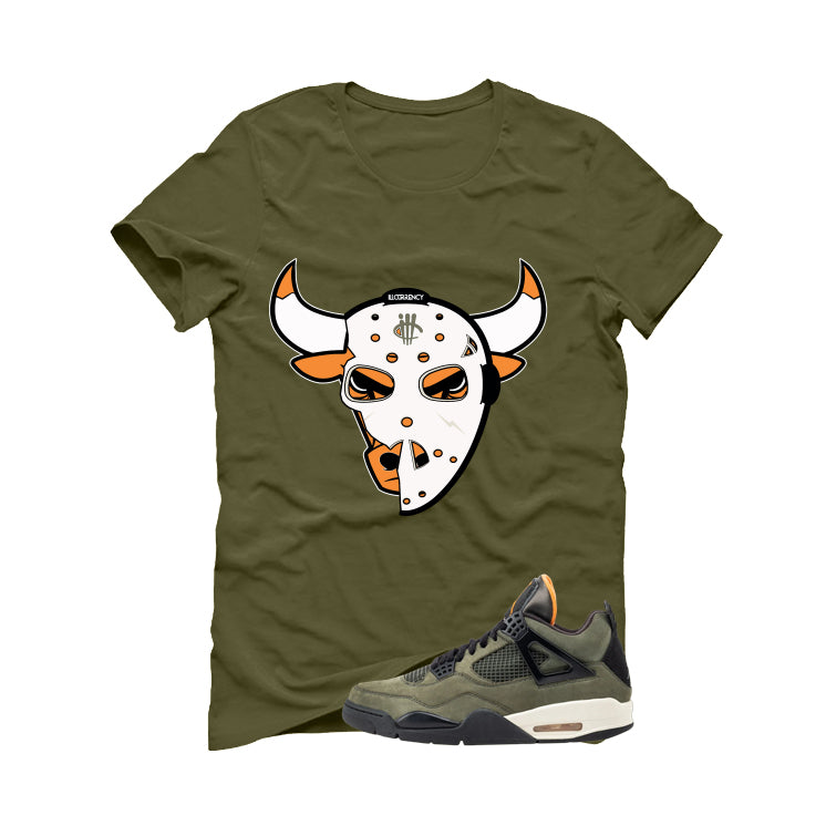 Undefeated x Air Jordan 4 Military Green T-Shirt (Jason Mask)| illcurrency