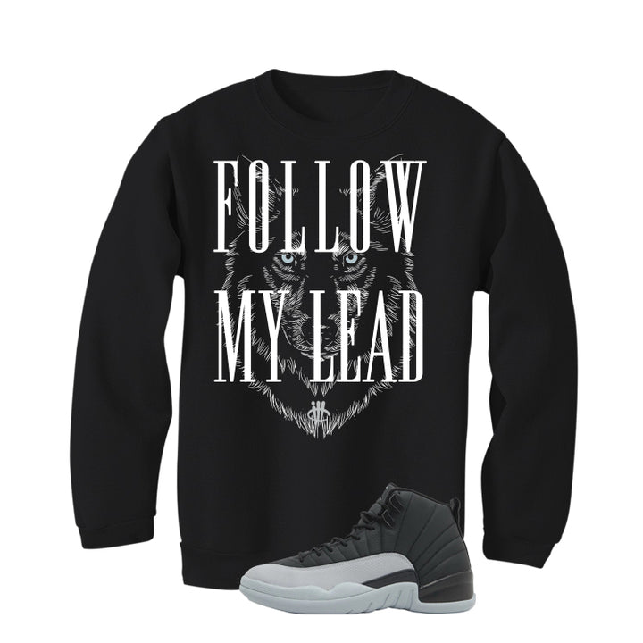 Air Jordan 12 Black/Wolf Grey Black T-Shirt (Follow My Lead)| illcurrency