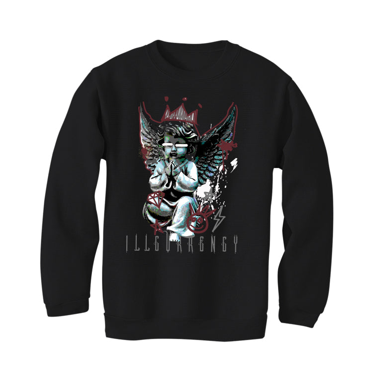 A Ma Maniére x Air Jordan 5 “Black” | illcurrency Black T-Shirt (Graffiti Angel)