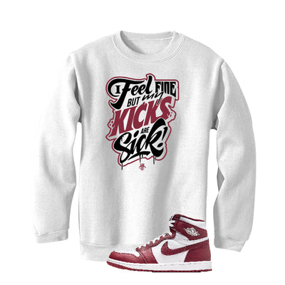 Air Jordan 1 High OG “Team Red” | illcurrency White T-Shirt (Kicks Are Sick)