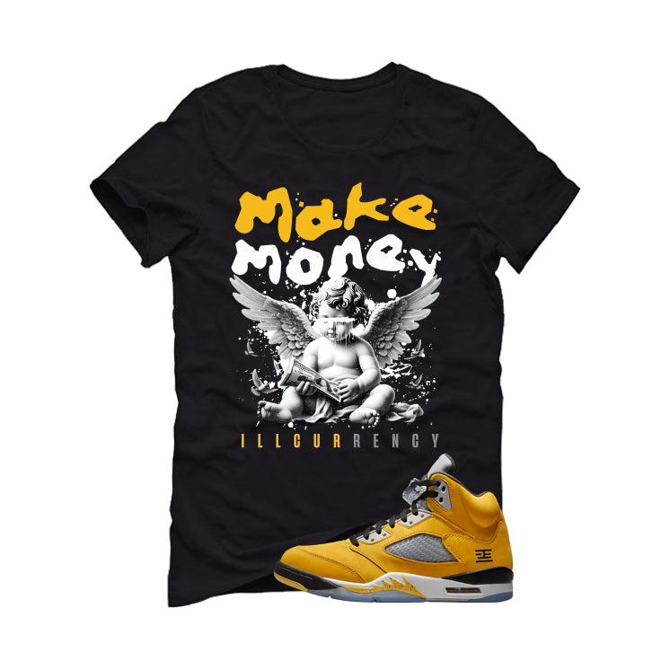 Air Jordan 5 Tokyo Matching T-Shirt, Sweatshirts & Hoodies Black T-Shirt (Make Money)| illcurrency