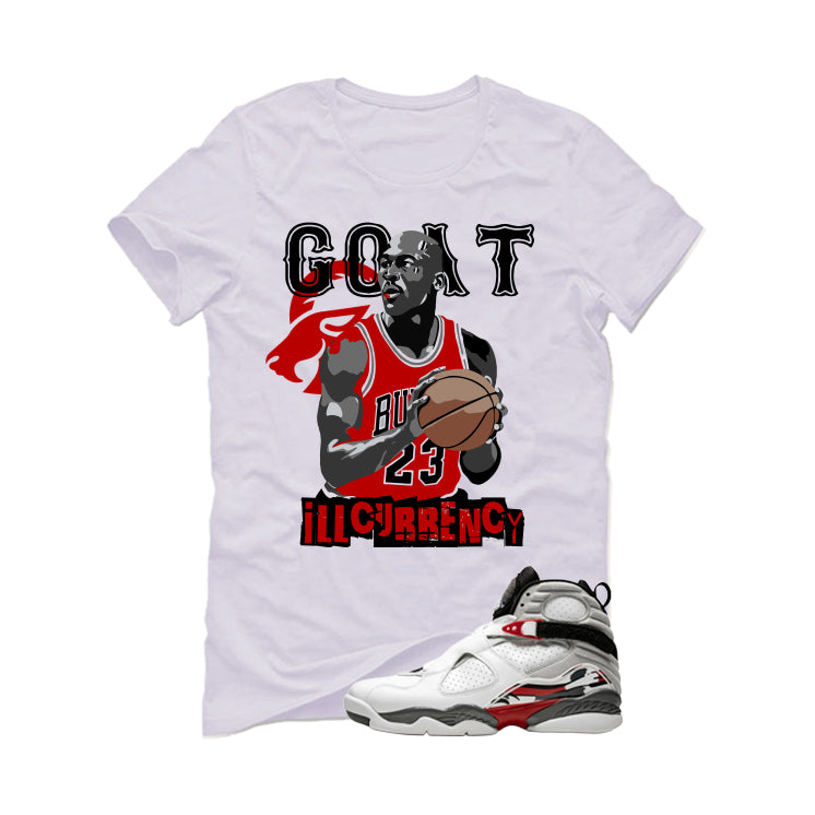 Air Jordan 8 Bugs Bunny Matching T-Shirt, Sweatshirts & Hoodies White T-Shirt (GOAT 23)| illcurrency