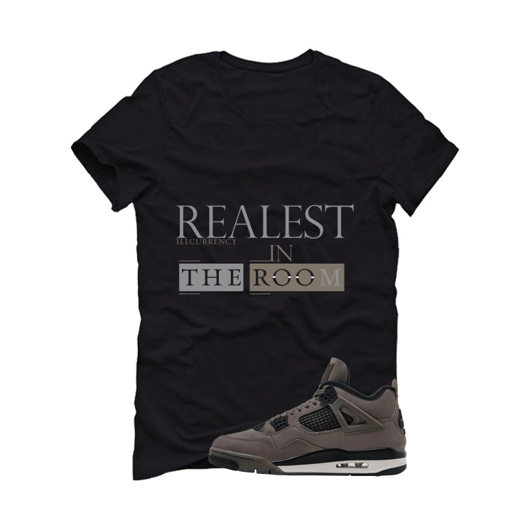 Air Jordan 4 Cave Stone Black T-Shirt (Realest In The Room)| illcurrency