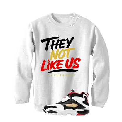 Nike Air Diamond Turf Falcons White T-Shirt (They not like us)| illcurrency