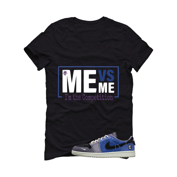 Air Jordan 1 Low OG Voodoo Alternate Matching T-Shirt, Sweatshirts & Hoodies Black T-Shirt (Me vs Me)| illcurrency
