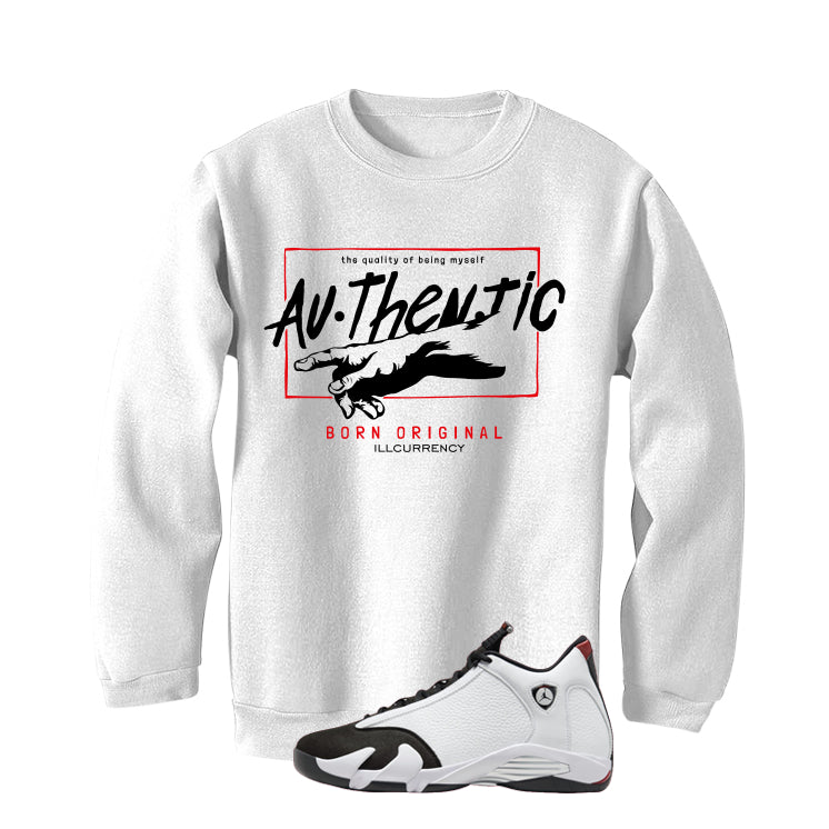 Air Jordan 14 Black Toe White T-Shirt (Authentic)| illcurrency