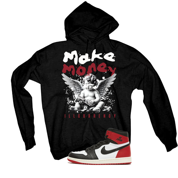 Air Jordan 1 High OG Black Toe Reimagined Black T-Shirt (Make Money)| illcurrency