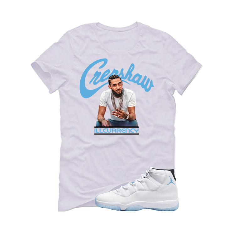 Air Jordan 11 Legend Blue White T-Shirt (Crenshaw)| illcurrency