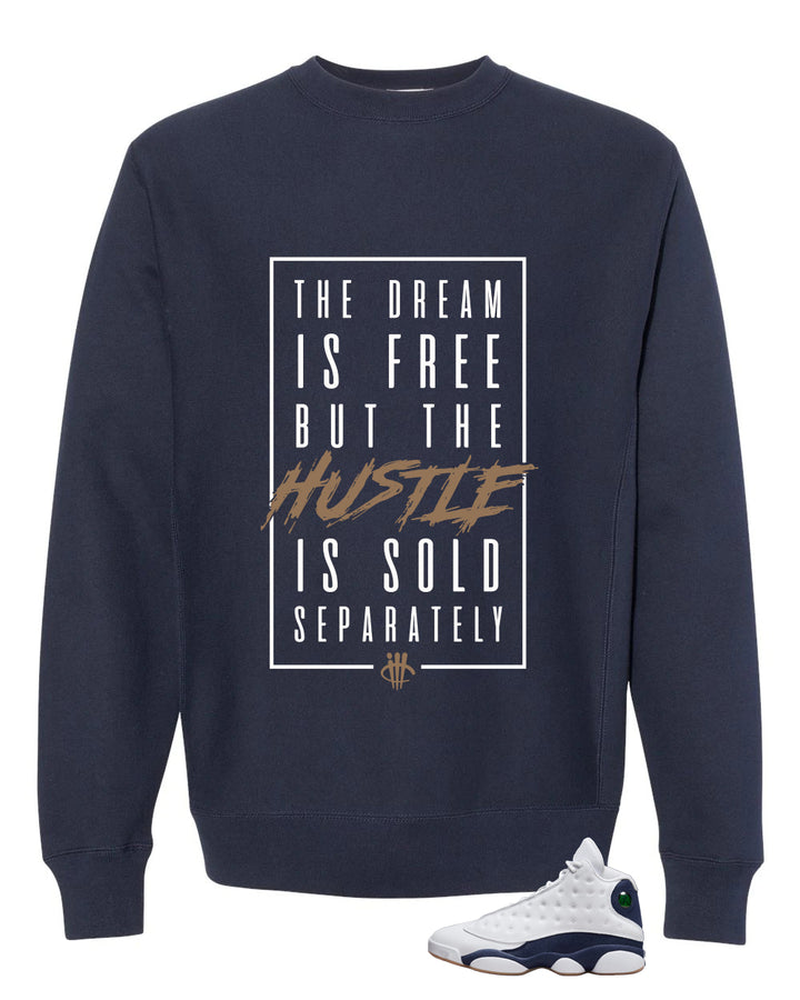 Air Jordan 13 Midnight Navy Navy Blue T-Shirt (Dream is Free)| illcurrency