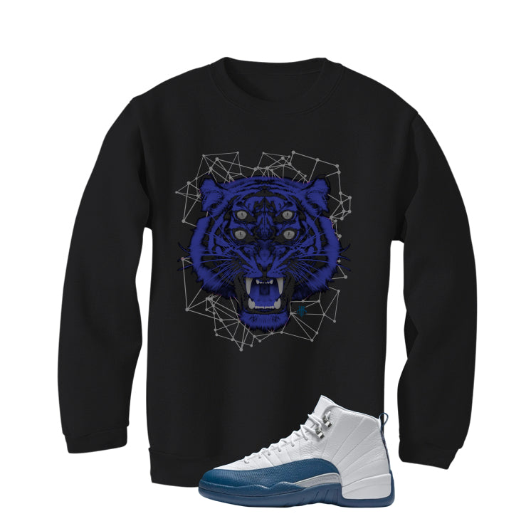 Air Jordan 12 French Blue Black T-Shirt (Four Eyes)| illcurrency