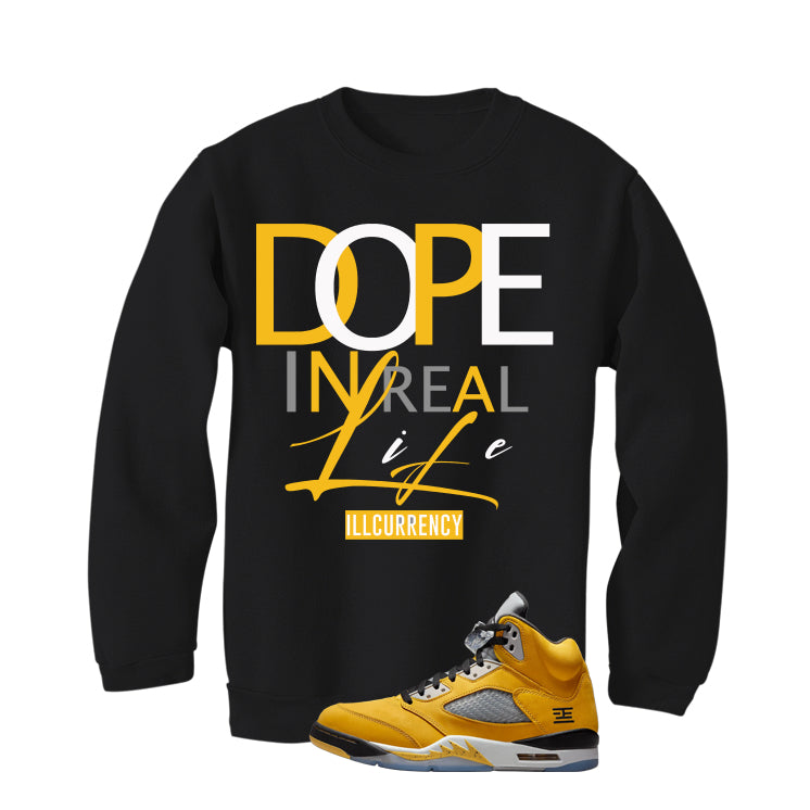 Air Jordan 5 Tokyo Matching T-Shirt, Sweatshirts & Hoodies Black T-Shirt (DOPE)| illcurrency