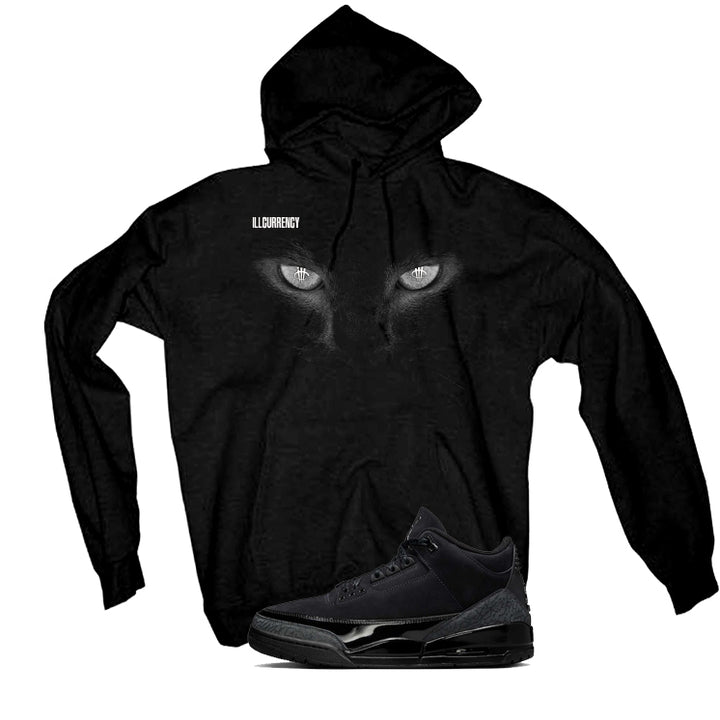 Air Jordan 3 Black Cat Black T-Shirt (Black Cat)| illcurrency