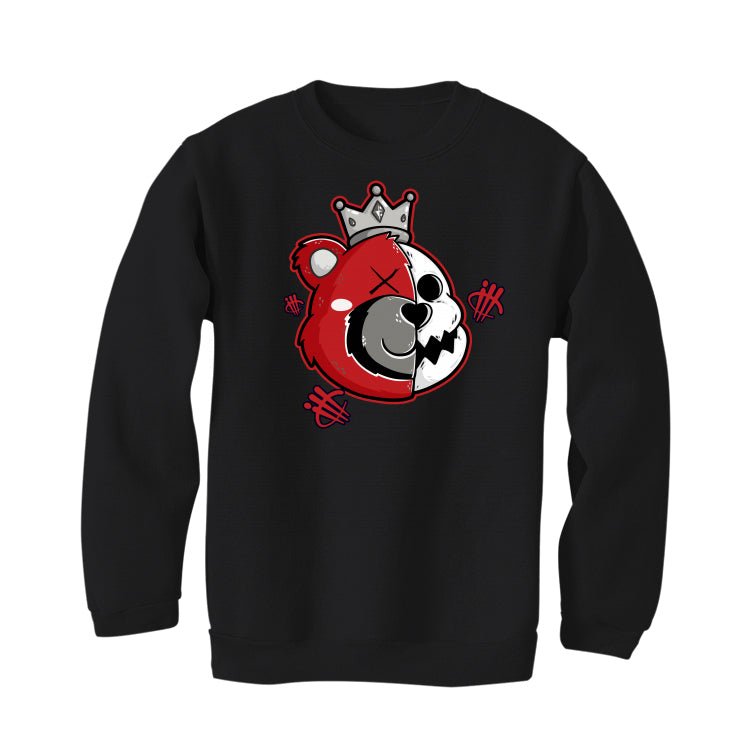 AIR JORDAN 4 “BRED REIMAGINED” 2024 | ILLCURRENCY Black T-Shirt (HALF KING BEAR)