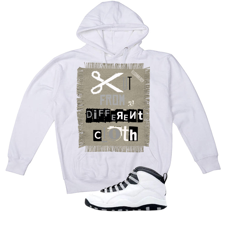 Air Jordan 10 OG Steel White T-Shirt (Cut from a different cloth)| illcurrency