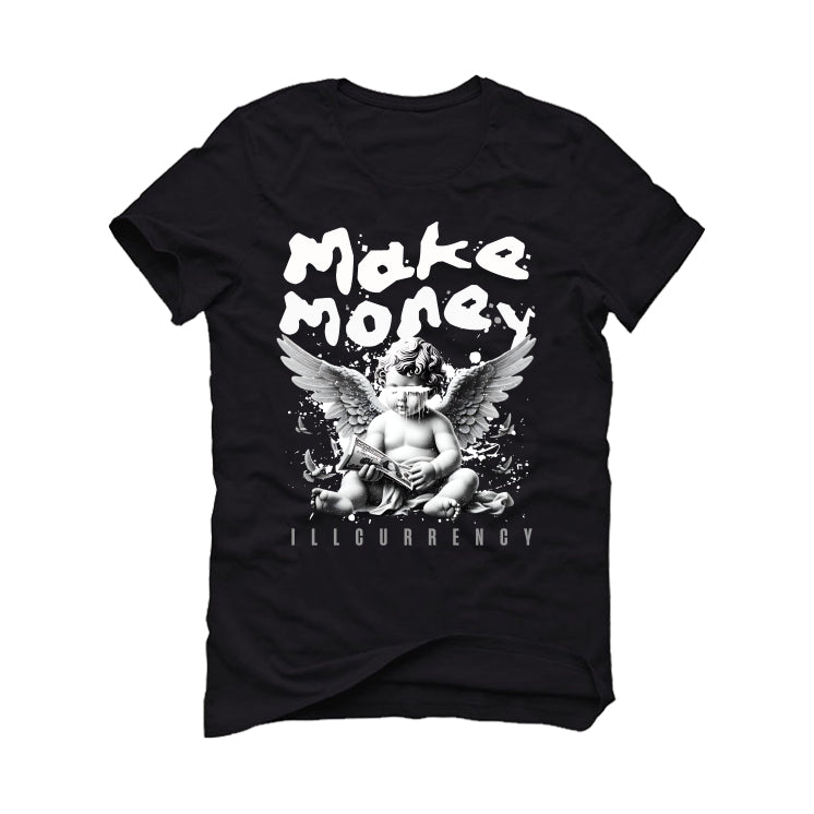 Air Jordan 4 Black Cat Matching T-Shirt, Sweatshirts & Hoodies Black T-Shirt (Make Money)| illcurrency