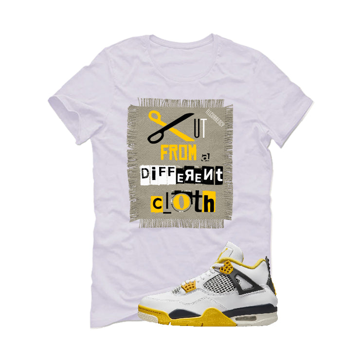 Air Jordan 4 WNNS “Vivid Sulfur” | illcurrency White T-Shirt (Cut from a different cloth)