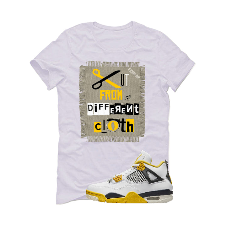 Air Jordan 4 WNNS “Vivid Sulfur” | illcurrency White T-Shirt (Cut from a different cloth)