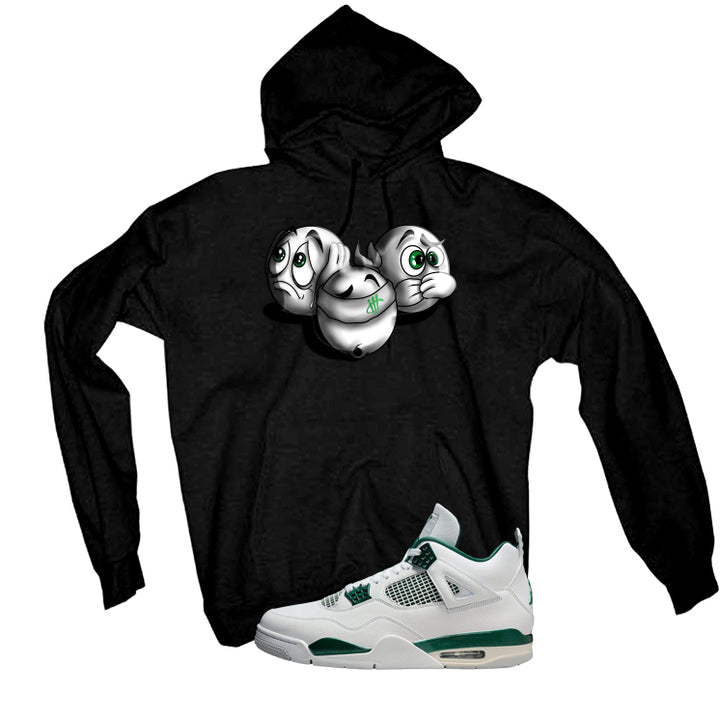 Air Jordan 4 Oxidized Green Black T-Shirt (SEE NO EVIL)| illcurrency