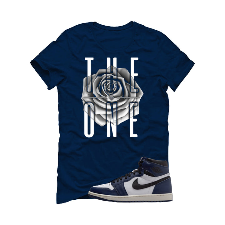 Air Jordan 1 High OG Midnight Navy Navy Blue T-Shirt (The One)| illcurrency