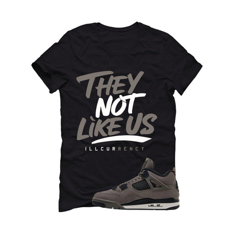 Air Jordan 4 Cave Stone Black T-Shirt (They not like us)| illcurrency