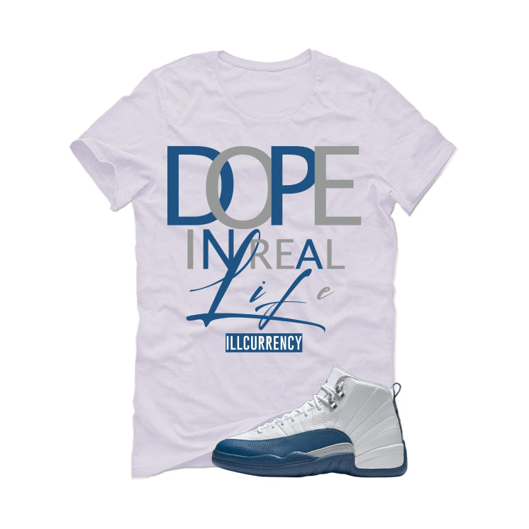 Air Jordan 12 French Blue White T-Shirt (DOPE)| illcurrency