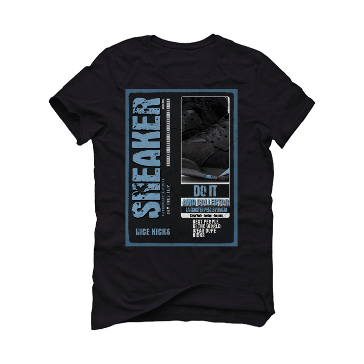 Air Jordan 7 Chambray - Black T-Shirt (SNEAKER COLLECTOR)