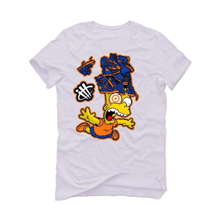 Nike Dunk Low "Knicks" | ILLCURRENCY White T-Shirt (FREE FALL)