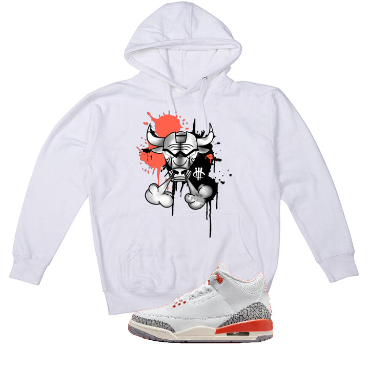 Air Jordan 3 WMNS “Georgia Peach” | illcurrency White T-Shirt (Iron Bull)