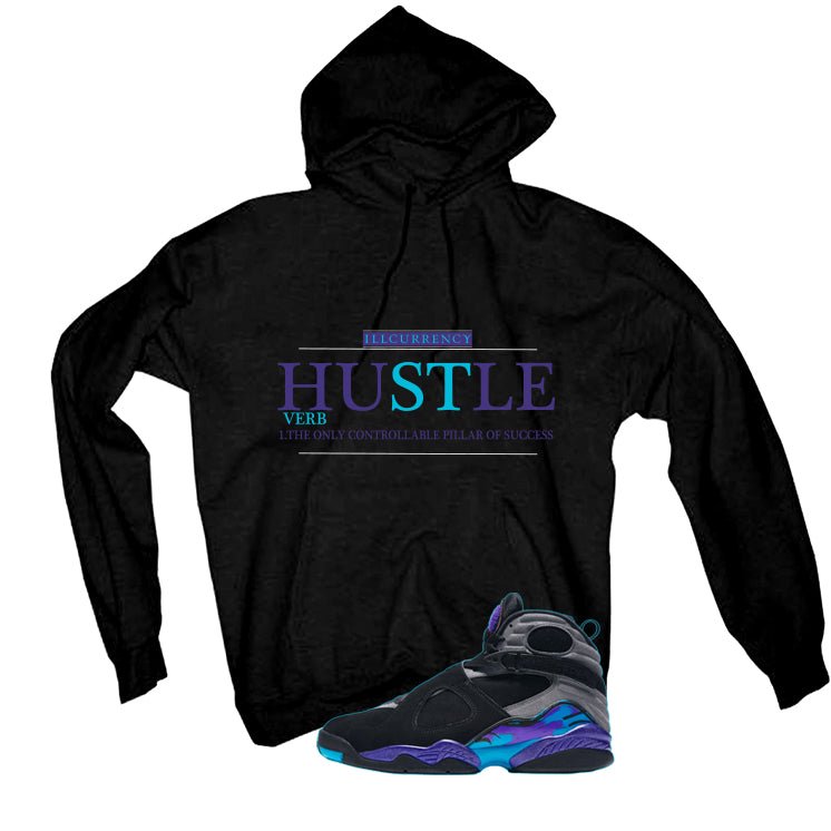 Air Jordan 8 OG Aqua Black T-Shirt (Hustle Definition)| illcurrency