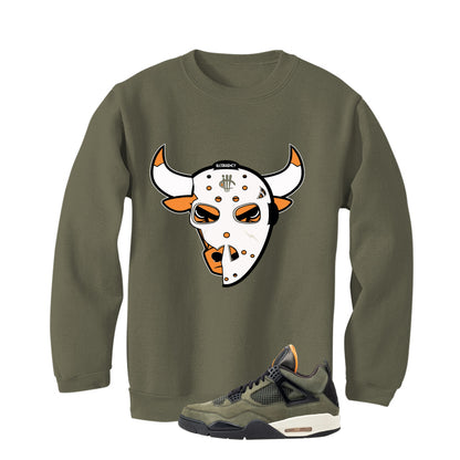 Undefeated x Air Jordan 4 Military Green T-Shirt (Jason Mask)| illcurrency