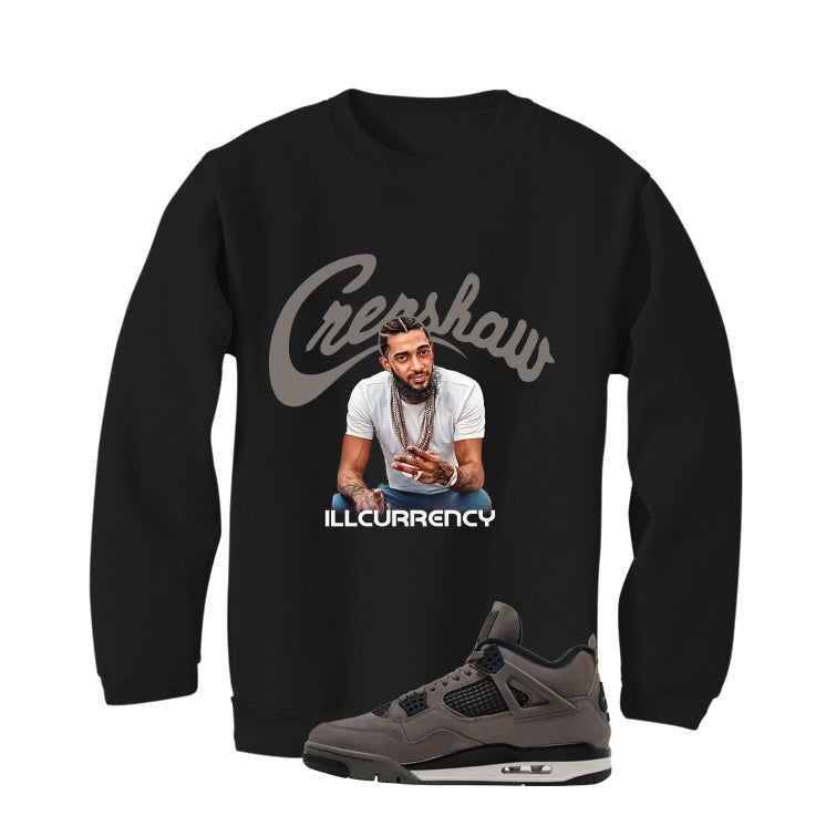 Air Jordan 4 Cave Stone Black T-Shirt (Crenshaw)| illcurrency