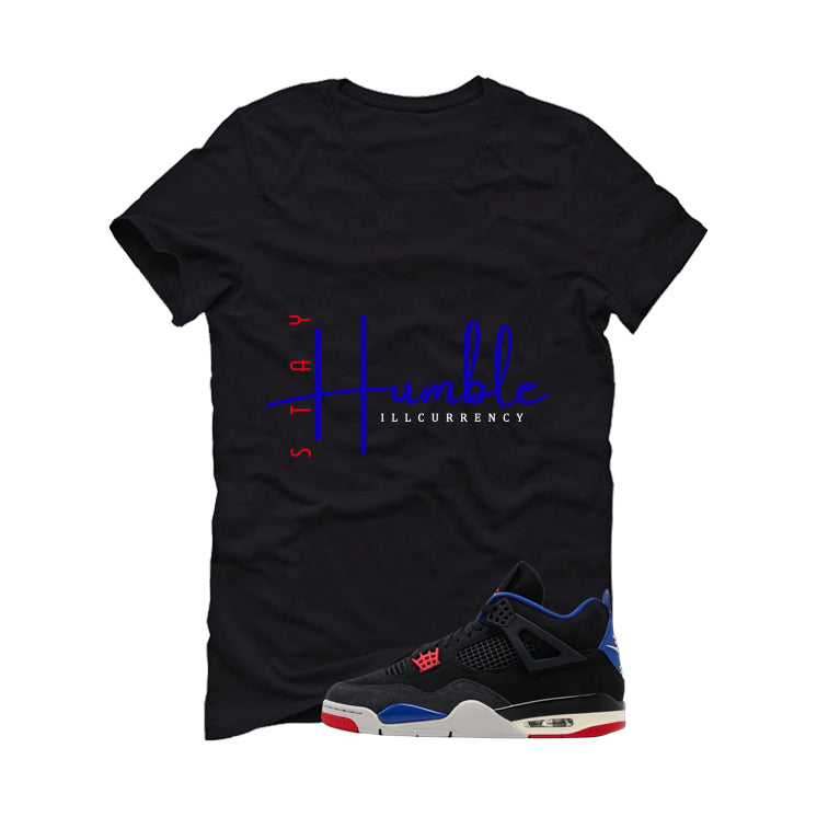 Air Jordan 4 Rare Air Black T-Shirt (Stay Humble)| illcurrency