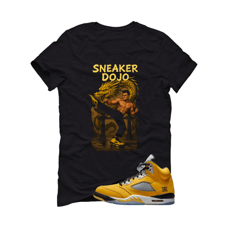 Air Jordan 5 Tokyo Matching T-Shirt, Sweatshirts & Hoodies Black T-Shirt (Sneaker Dojo)| illcurrency