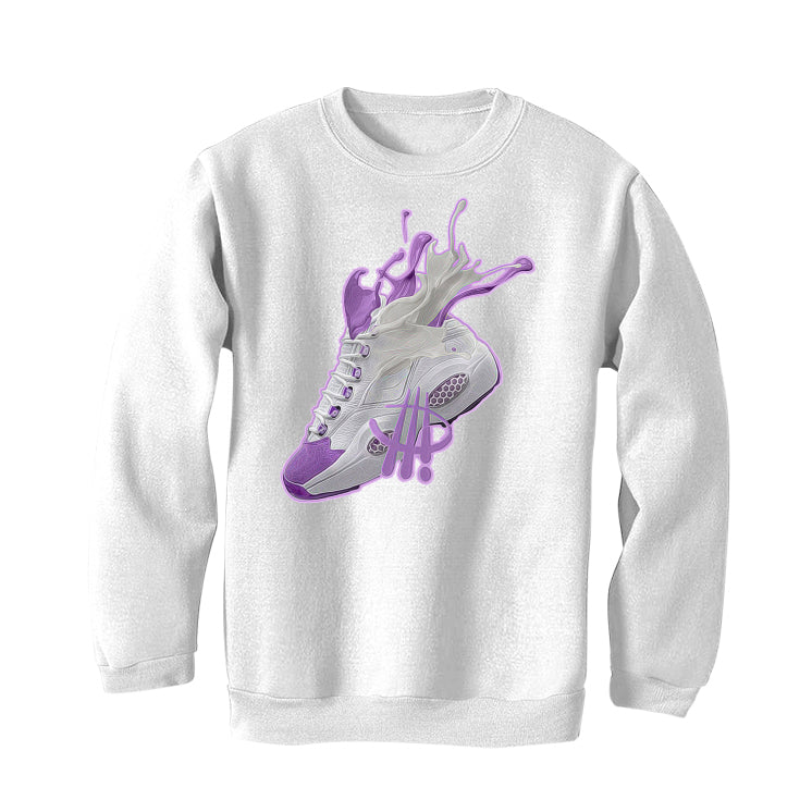 Reebok Question Mid “Grape Toe”| ILLCURRENCY White T-Shirt (SPLASH)