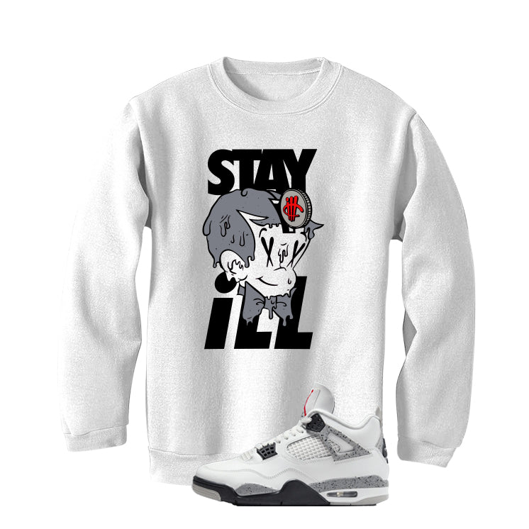 Air Jordan 4 White Cement White T-Shirt (ILL RICHIE)| illcurrency