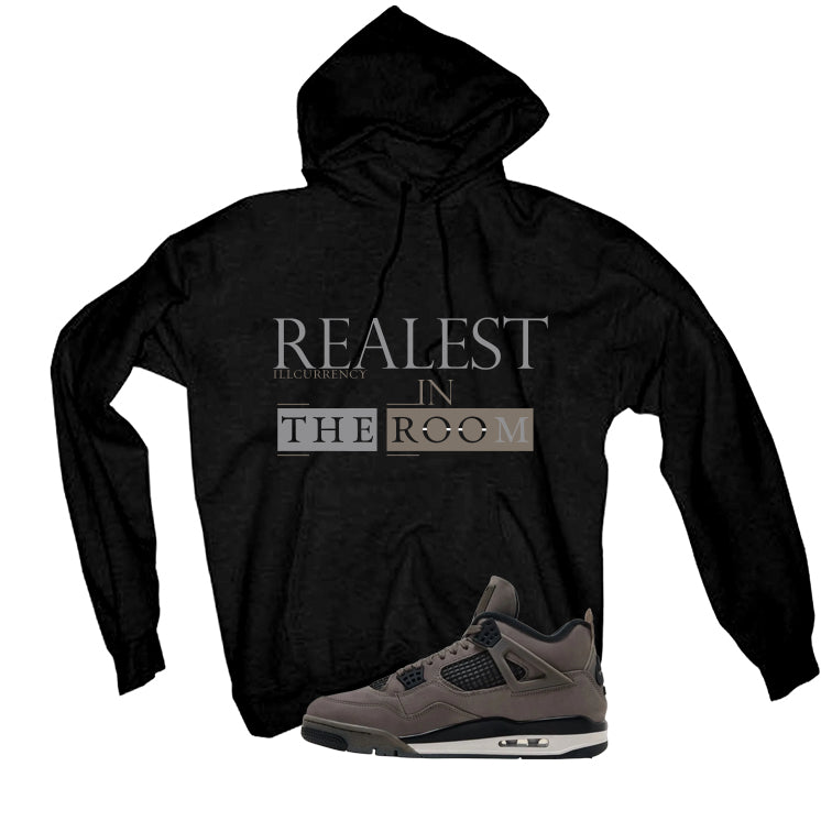 Air Jordan 4 Cave Stone Black T-Shirt (Realest In The Room)| illcurrency