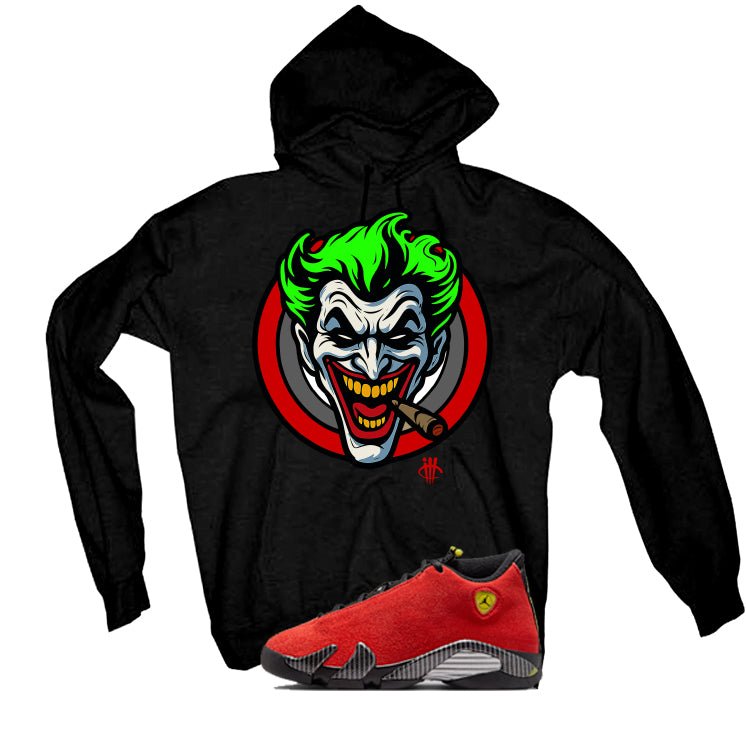 Air Jordan 14 Ferrari Black T-Shirt (Joke The Joker)| illcurrency