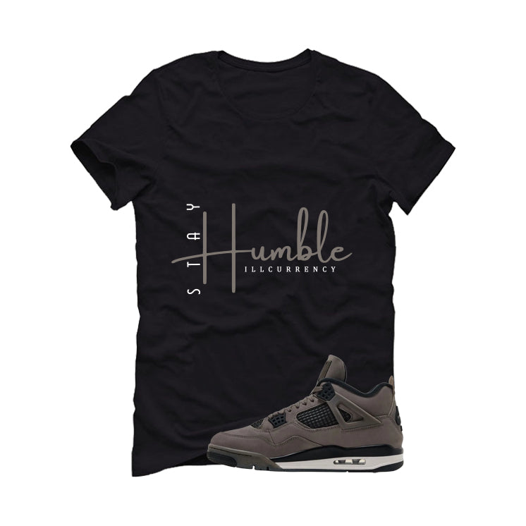 Air Jordan 4 Cave Stone Black T-Shirt (Stay Humble)| illcurrency