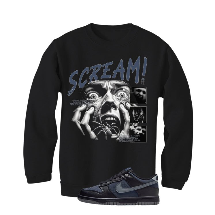 Nike Dunk Low Symbiote Black T-Shirt (Scream)| illcurrency