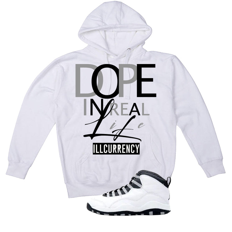 Air Jordan 10 OG Steel White T-Shirt (DOPE)| illcurrency