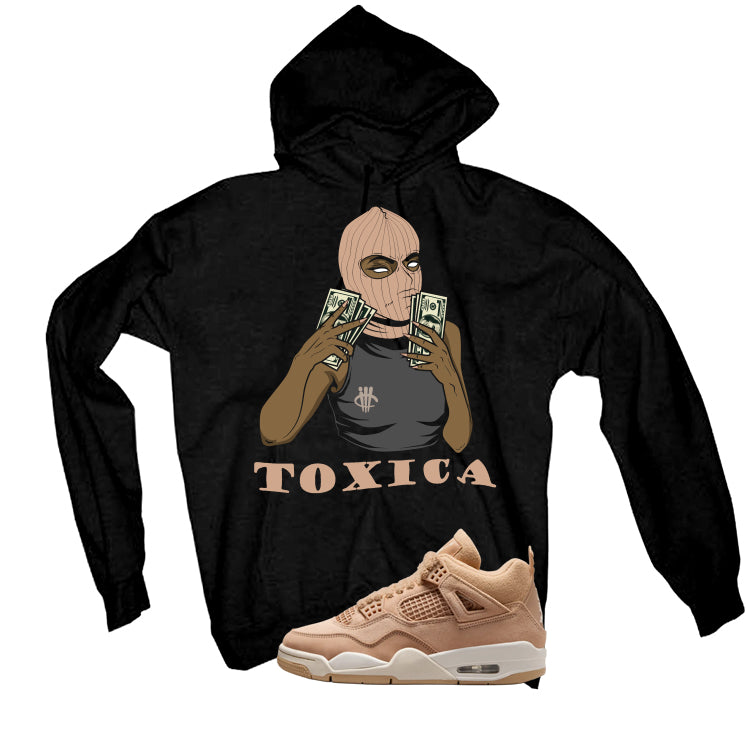 Air Jordan 4 WMNS Cozy Girl Matching T-Shirt, Sweatshirts & Hoodies Black T-Shirt (Toxica)| illcurrency