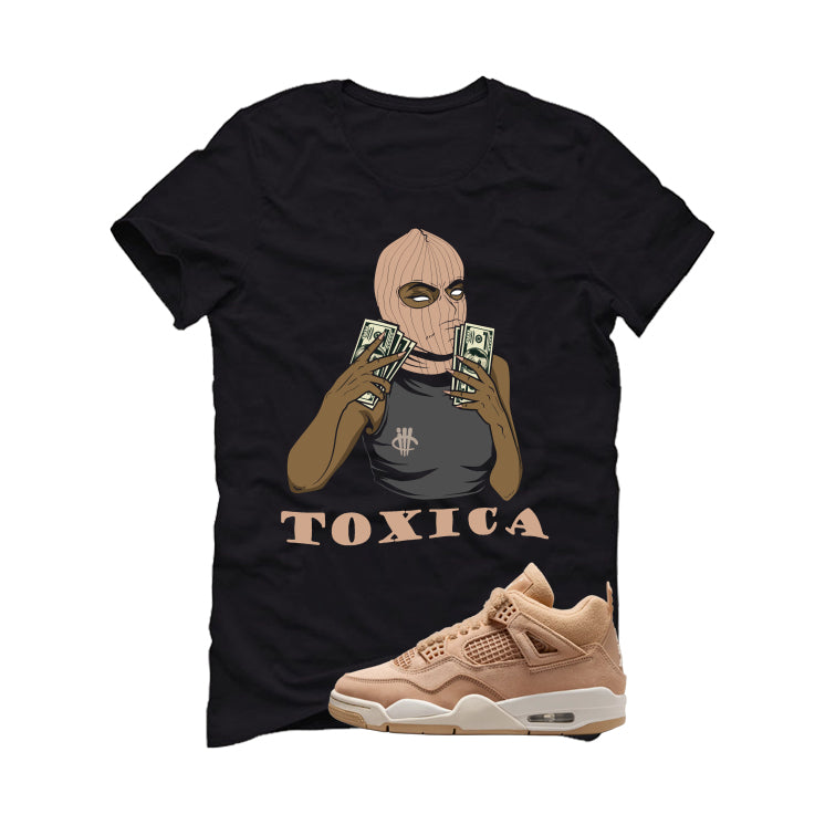 Air Jordan 4 WMNS Cozy Girl Matching T-Shirt, Sweatshirts & Hoodies Black T-Shirt (Toxica)| illcurrency