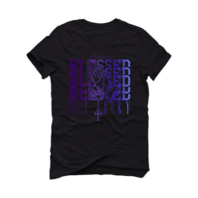 Nike Air Foamposite One “Eggplant” | illcurrency Black T-Shirt (Blessed not lucky)