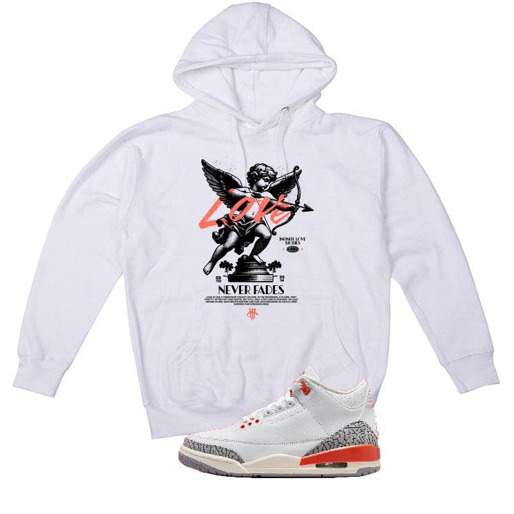 Air Jordan 3 WMNS “Georgia Peach” | illcurrency White T-Shirt (Love Never Fades)