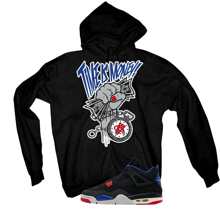 Air Jordan 4 Rare Air Black T-Shirt (Time Is Money)| illcurrency